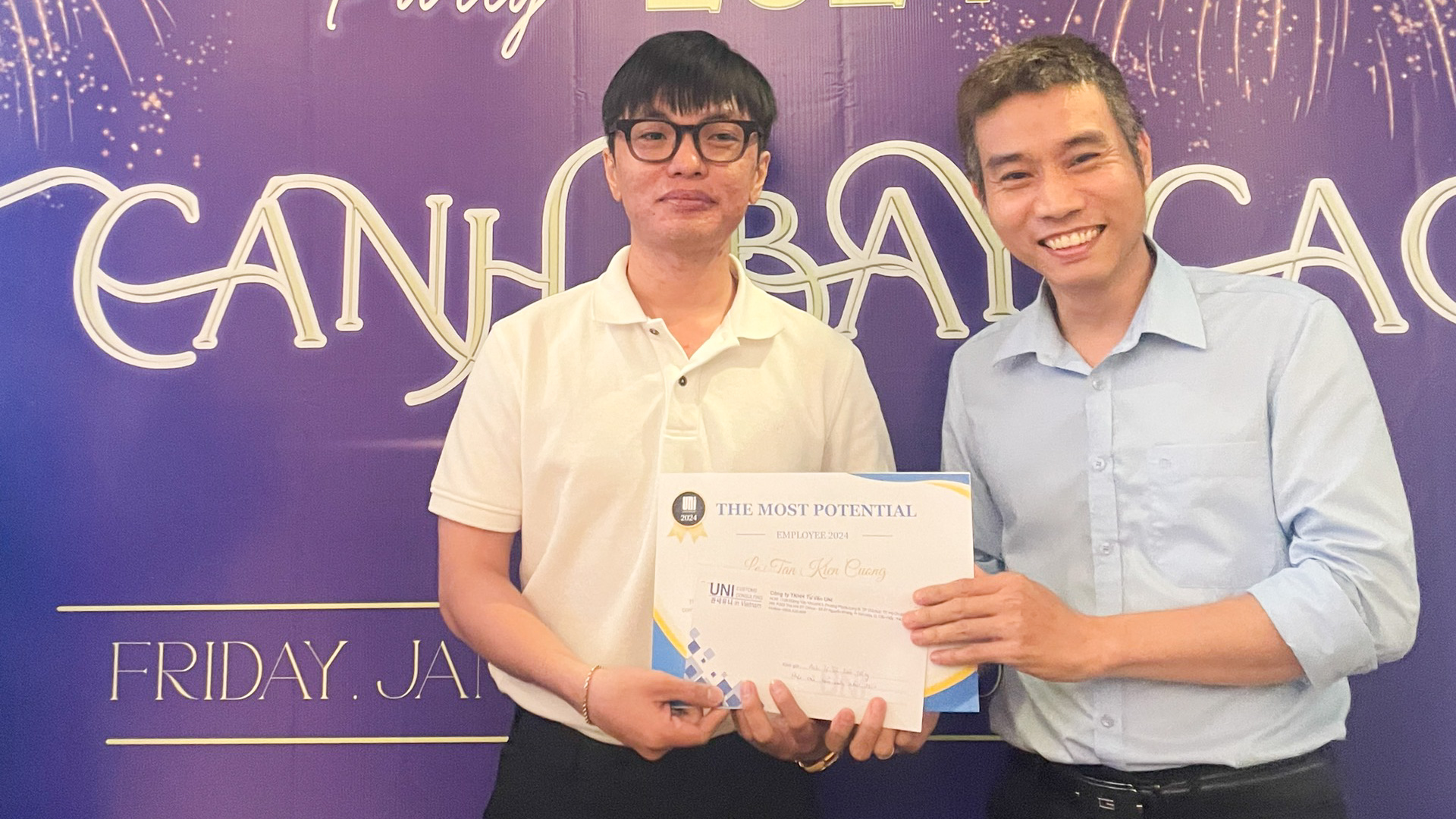 UNI trao giải nhân viên tiềm năng